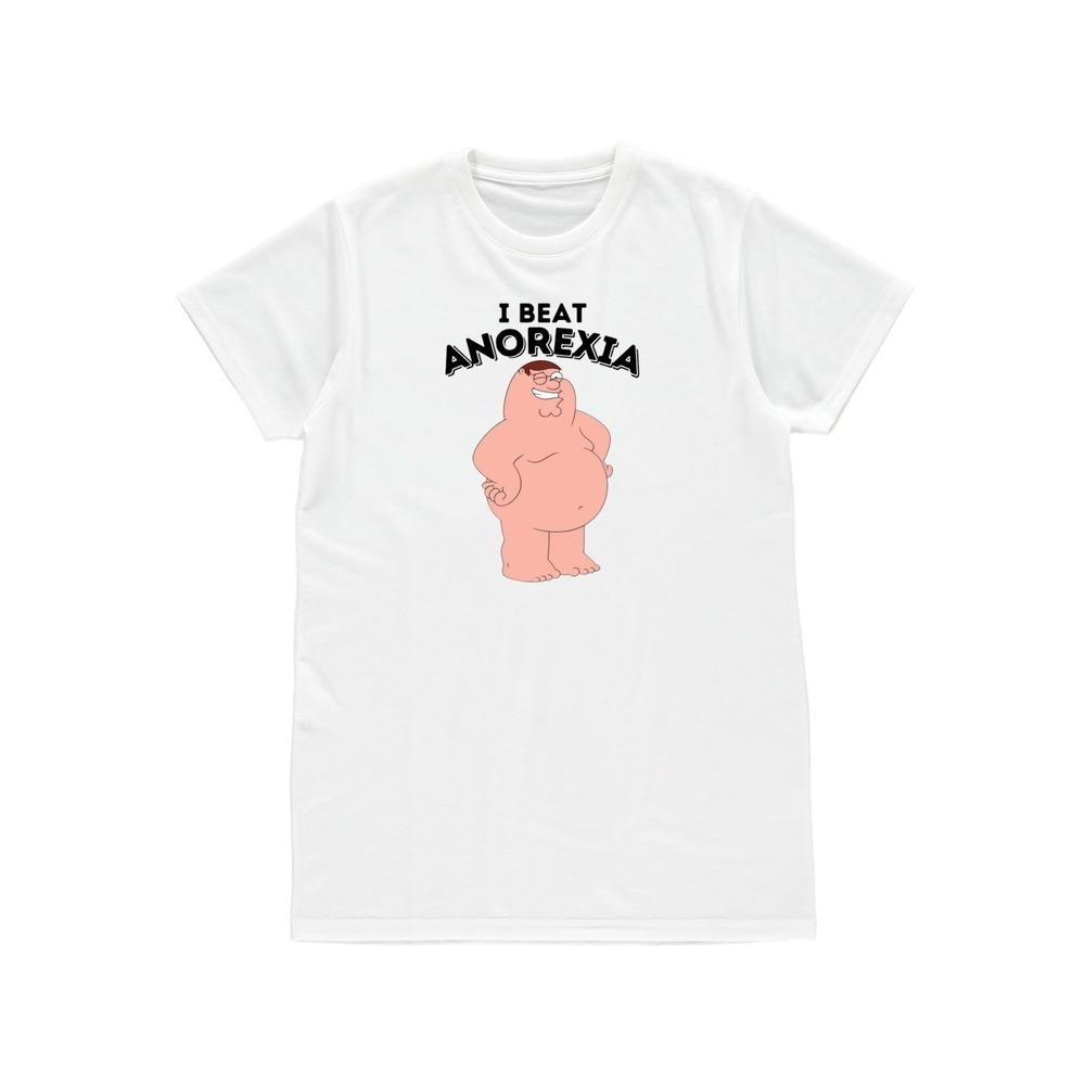 Funny Peter Griffin I Beat Anorexia Family Guy Unisex Tshirt